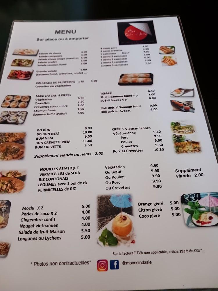 Mon Coin d'Asie - Les nems ont du sushi à se faire... - Menu Image 2