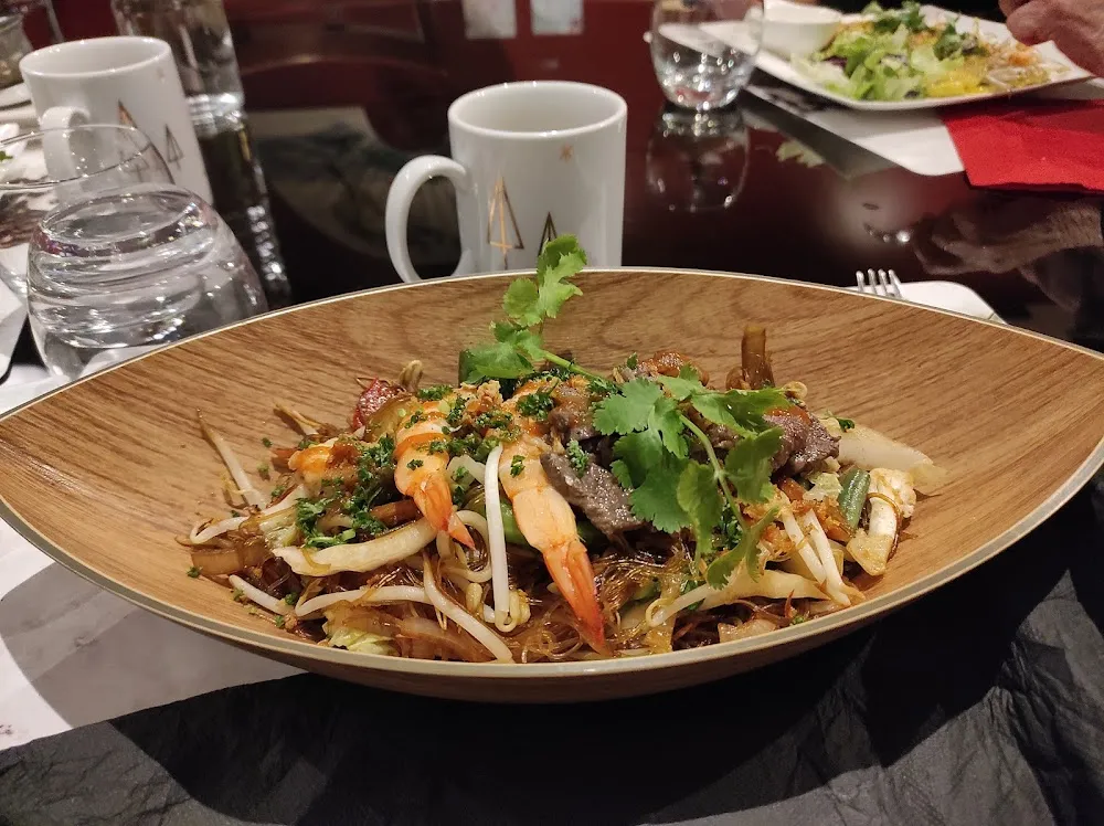 Nouilles Sautées Aux Crevettes